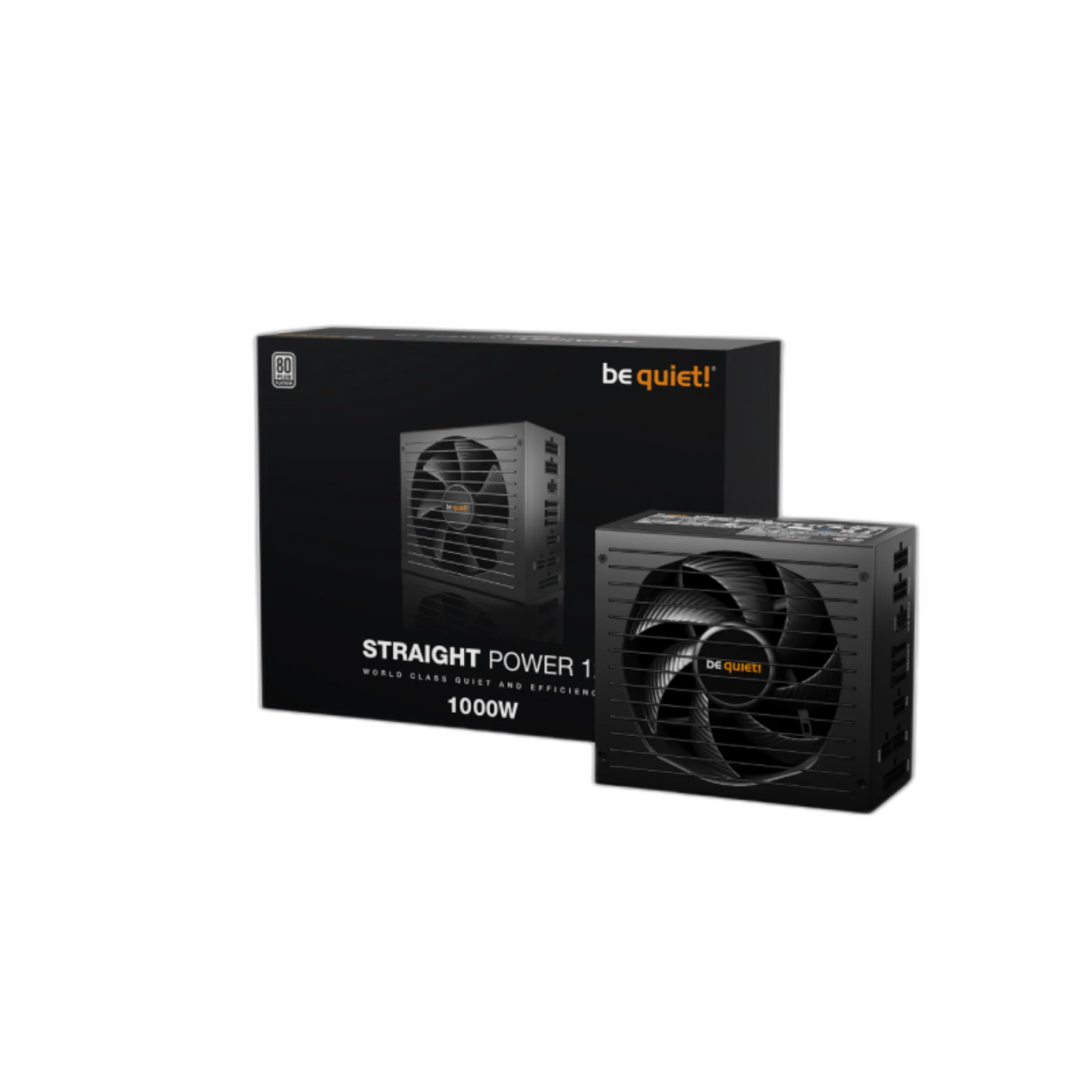 03-99-059-062 BEQUIET PSU STRAIGHT POWER 12 PLATINUM 1000W BN338 - Image 1