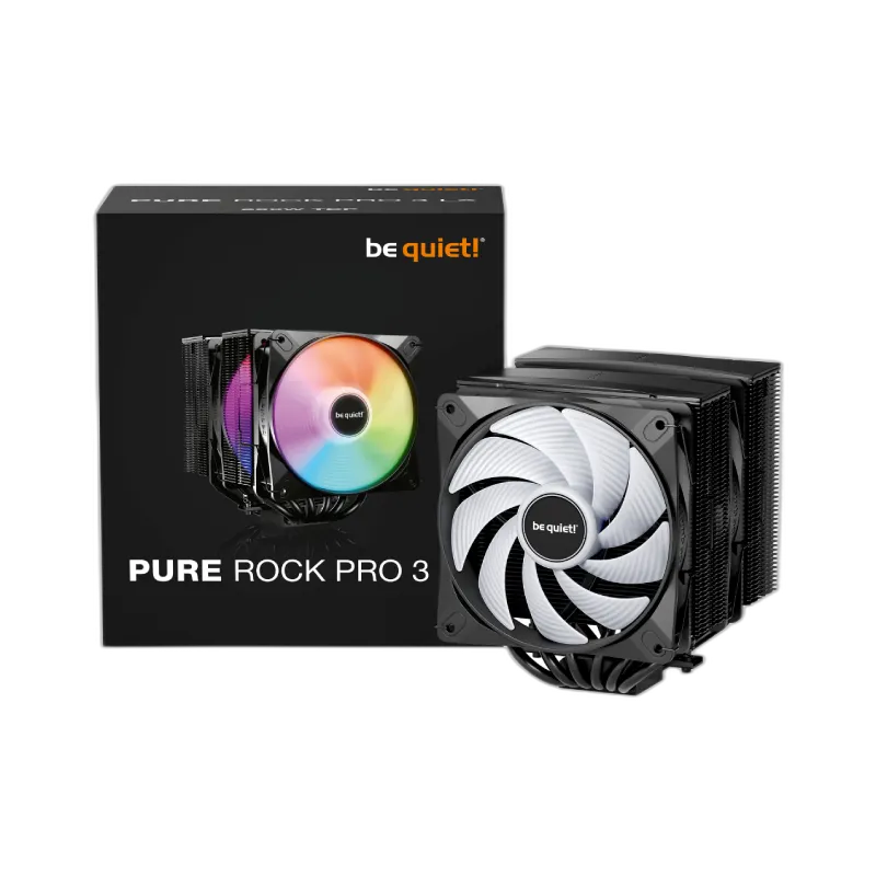05-02-059-031 BEQUIET CPU AIR COOLER PURE ROCK PRO 3 LX BLACK BK043 - Image 1