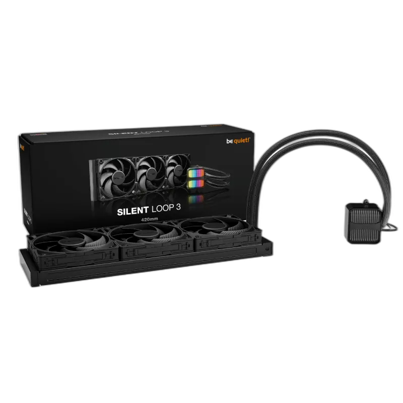 05-08-059-022 BEQUIET CPU HYDRO COOLER SILENT LOOP 3 420MM BW026 - Image 1