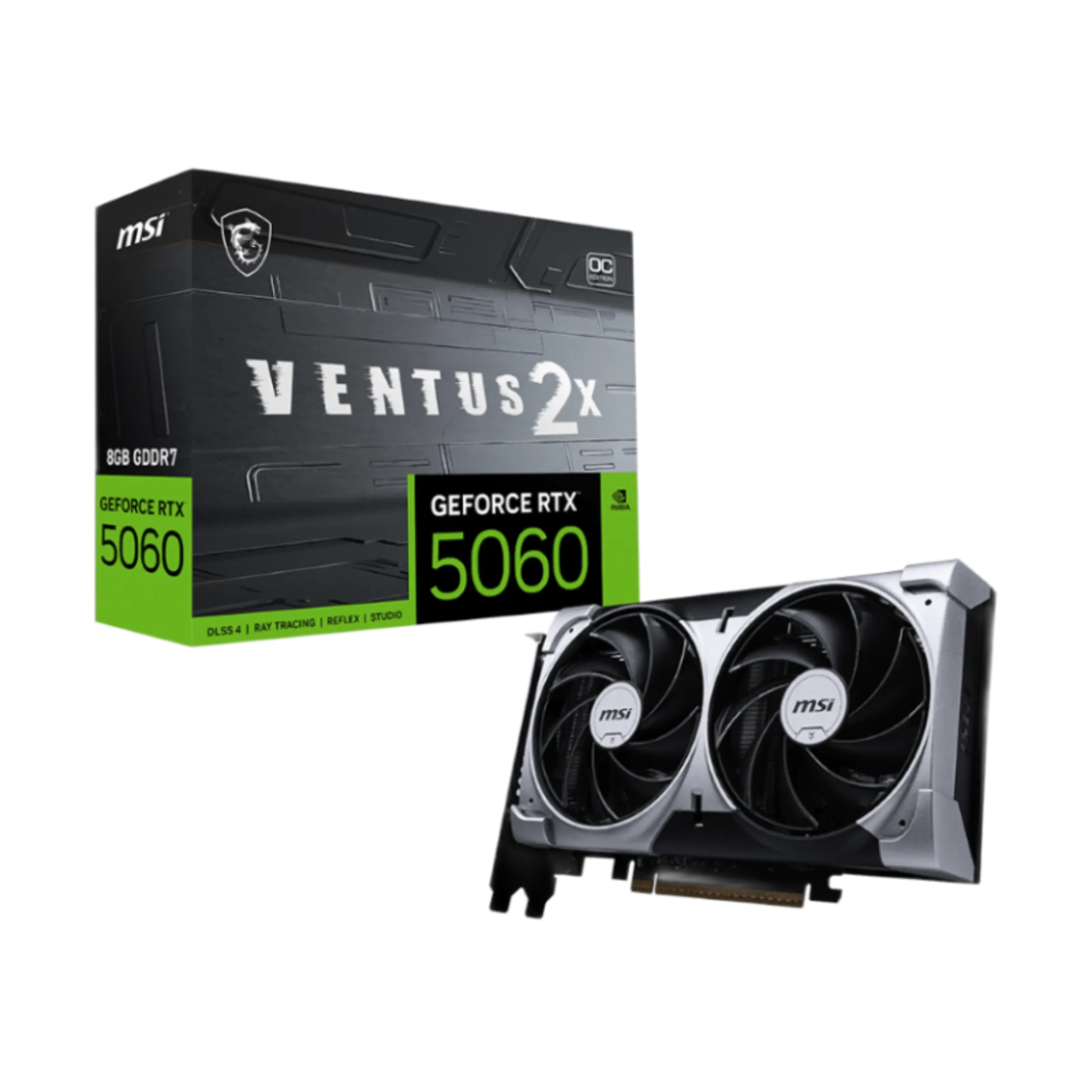 06-01-726-277_1 MSI VGA PCI-E NVIDIA GF RTX 5060 8G VENTUS 2X OC - Image 1