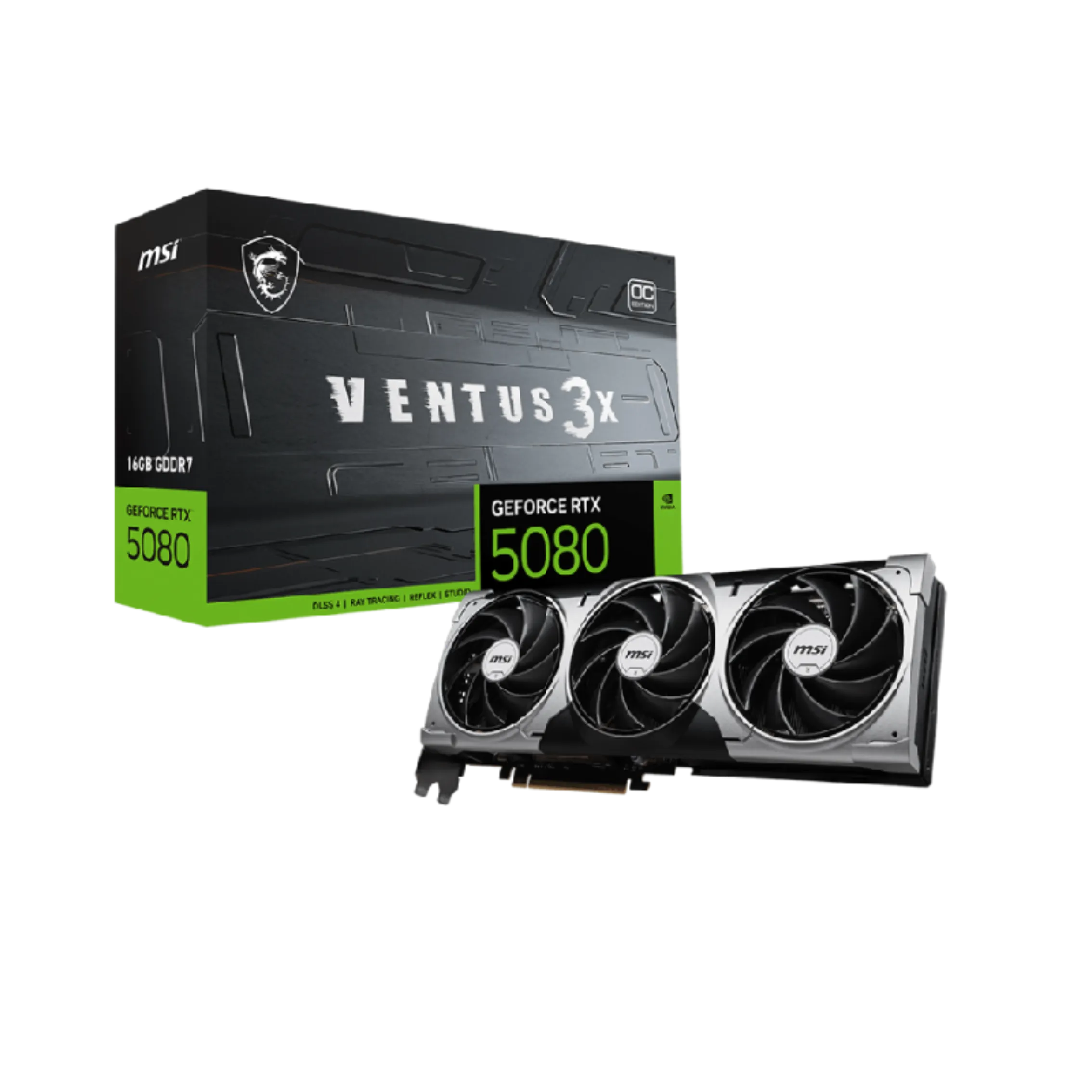 06-01-726-281_1 MSI VGA PCI-E NVIDIA GF RTX 5080 16G VENTUS 3X OC PLUS - Image 1