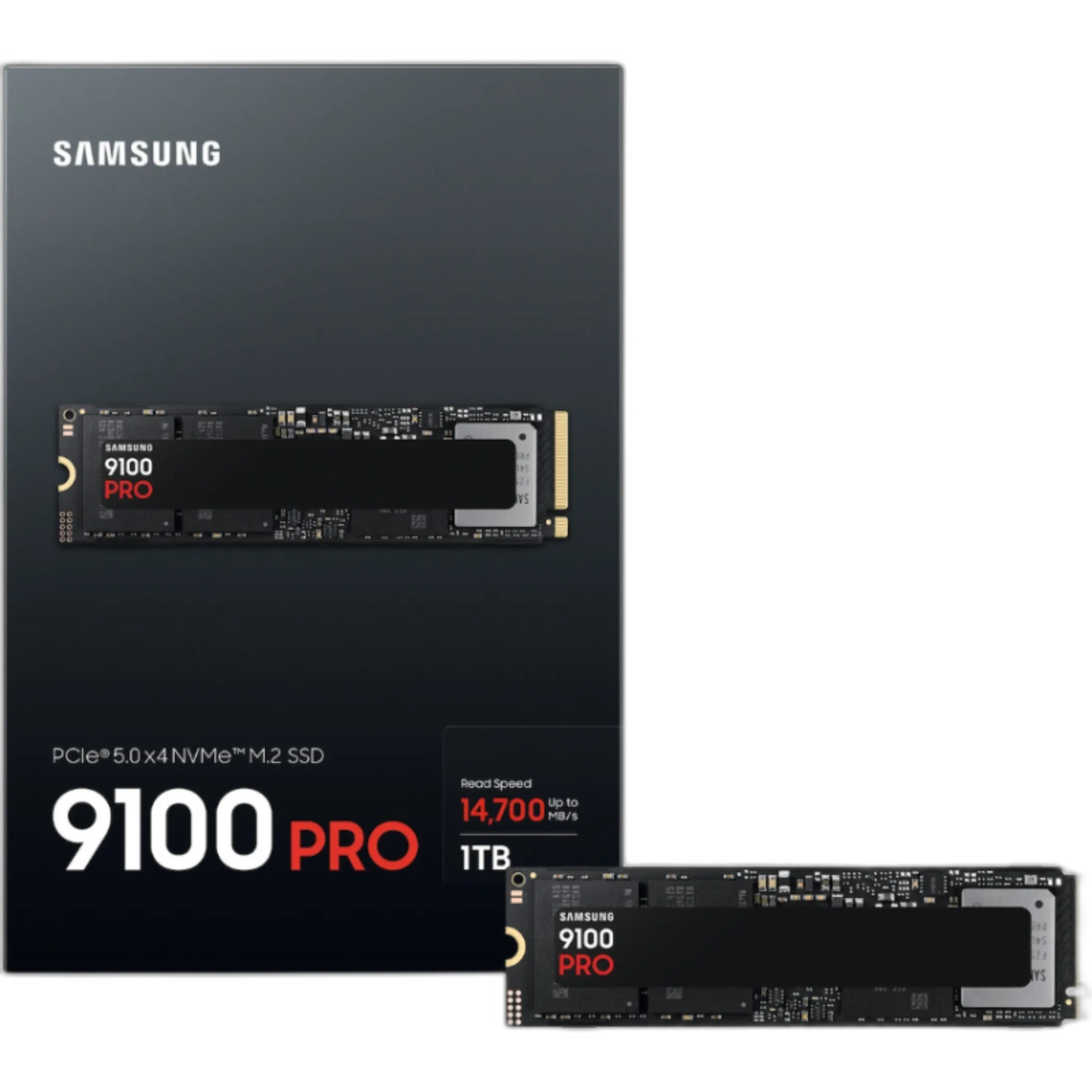 07-88-529-078 SAMSUNG SSD M.2 NVMe PCI-E GEN5 2TB MZ-VAP2T0BW SERIES 9100 PRO - Image 1