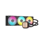 CORSAIR ICUE LINK TITAN 360 RX AIO RGB LIQUID CPU COOLER + CONTROLLER BLACK CW-9061018-WW - Image 3