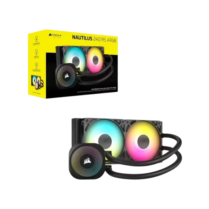 CORSAIR NAUTILUS 240 RS ARGB LIQUID CPU COOLER BLACK CW-9060092-WW - Image 2