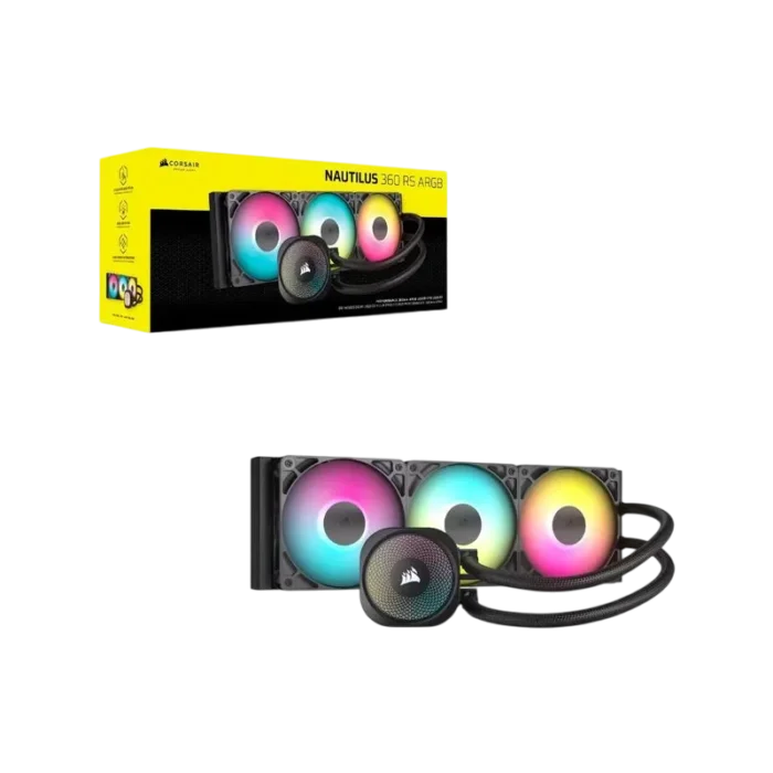 CORSAIR NAUTILUS 360 RS ARGB LIQUID CPU COOLER BLACK CW-9060093-WW - Image 4